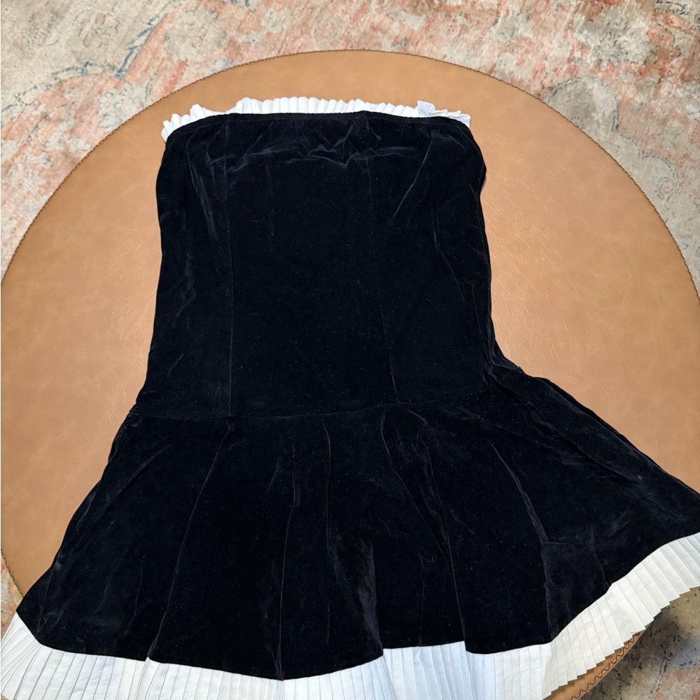 SHEIN Black and White A-Line Skirt